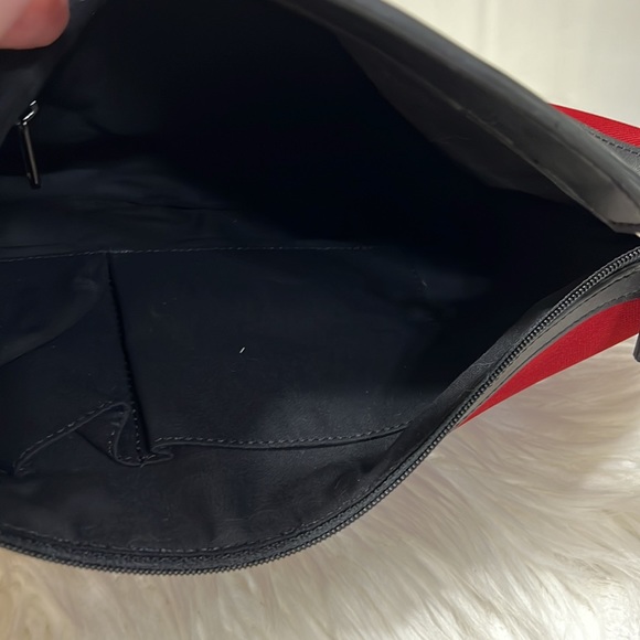 Esprit Red and Black Handbag - Picture 4 of 10